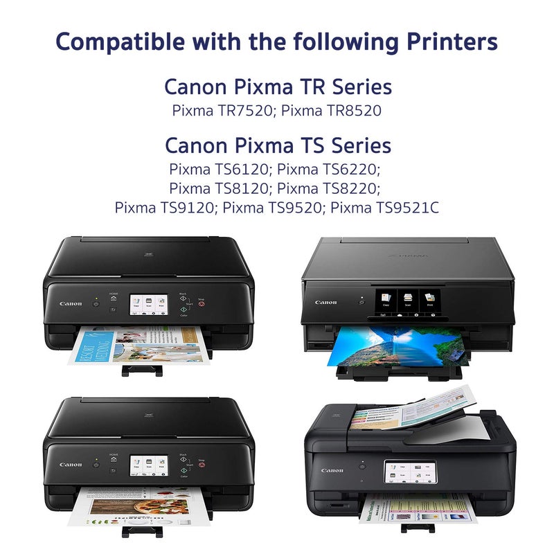 Arthur Imaging Compatible Canon Ink cartridges 280 and 281 Replacement PGI-280XXL CLI-281XXL PGI 280 XXL CLI 281 XXL PIXMA TR7520 TR8520 TS6120 TS6220 TS8220 TS9120 TS9520 TS9521C Printer (10 Pack) - Image 4